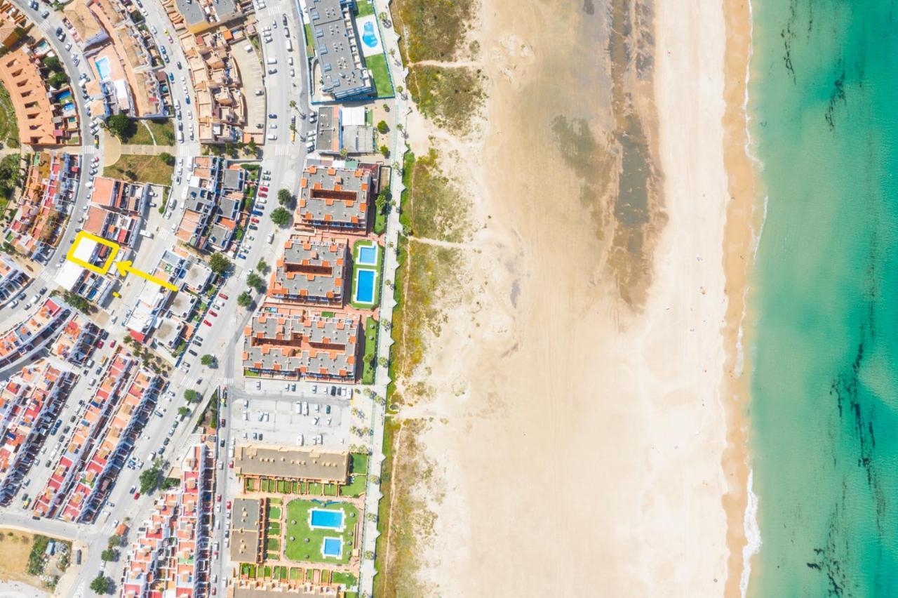 Apartamento Con Terraza Tarifa Bagian luar foto